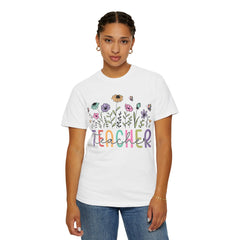 Floral Teacher Appreciation T-Shirt - Comfort Colors Soft