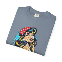 Pop Art Pinup Girl Comfort Colors T-Shirt