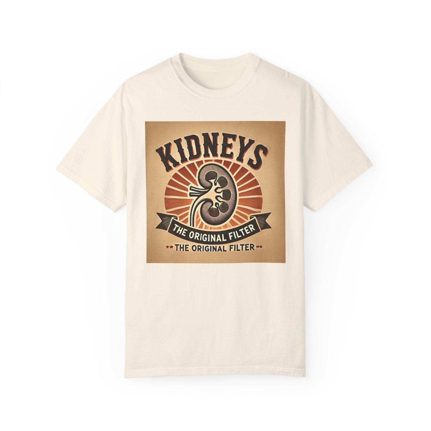 Kidneys The Original Filter, Graphic Unisex Garment-Dyed T-shirt