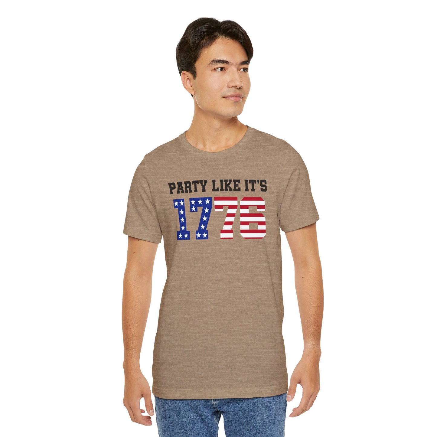 Party Like Its 1776, Graphic Unisex Jersey Short Sleeve Tee