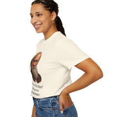 Darwin Coffee Funny T-Shirt — "Survival of the Fittest? I Barely Survive Coffee Shortages."