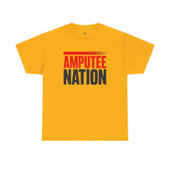 Amputee Nation Unisex Heavy Cotton Tee, Support Shirt, Gift for Amputees, Awareness Apparel, Casual Comfort Wear