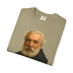 Alexander Graham Bell Quote T-Shirt — "I invented the phone. And somehow people still don't pick up."