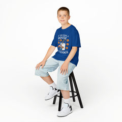 Kids Heavy Cotton™ Tee - "If You Give a Mouse a Cookie" - Fun Cartoon Shirt for Young Readers