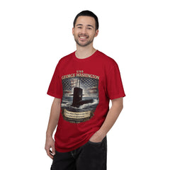 USS George Washington SSBN 598 Submarine T-Shirt with a quote from its namesake