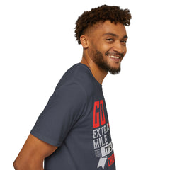 Go The Extra Mile Its Never Crowded Unisex Softstyle T-Shirt