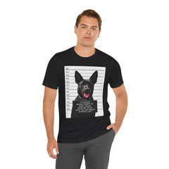 K9 Mugshot Personalized with your Dog T-Shirt