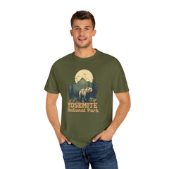 Yosemite National Park Graphic, Comfort Colors Soft Relaxed Fit Unisex Garment-Dyed T-shirt