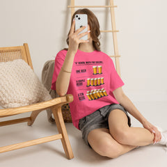 T-Shirt -  "A" School Math for Sailors Funny Beer Graphic Tee