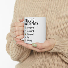 Fun Big Bang Theory Ceramic Mug, Scientist Gift, Unique Fan Gift
