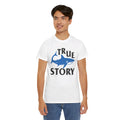 Amputee Humor Shark Attack  - Unisex Heavy Cotton Tee