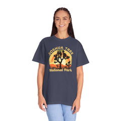 Joshua Tree National Park Graphic, Comfort Colors Soft Relaxed Fit Unisex Garment-Dyed T-shirt