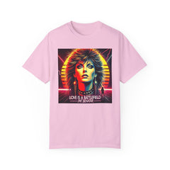 80s Music Love Is A Battlefield - Graphic Comfort Colors Garment Dyed Shirt