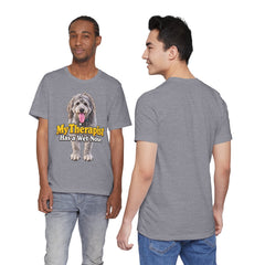 My Therapist Has A Wet Nose Personalized with your dog(s) image T-Shirt
