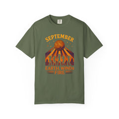 Earth, Wind & Fire Inspired Unisex T-Shirt, September Celebration Tee, Music Lover Gift, Vintage Style Top, Concert Shirt