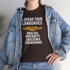 Funny United States Submarine Officer Multilingual T-Shirt