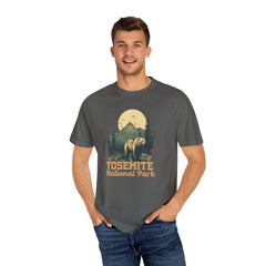 Yosemite National Park Graphic, Comfort Colors Soft Relaxed Fit Unisex Garment-Dyed T-shirt
