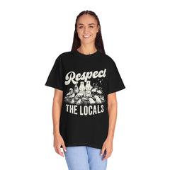 Polar bears, walrus, Arctic fox, reindeer (caribou), seals, beluga whales, narwhal Respect the Locals T-Shirt