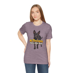My Therapist Has A Wet Nose Personalized with your dog(s) image T-Shirt