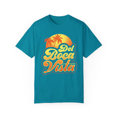 Del Boca Vista Graphic - Unisex Garment-Dyed T-shirt