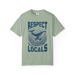 Respect the Locals Whale T-Shirt — Marine Conservation Graphic