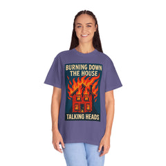 Retro Music-Inspired Unisex T-Shirt - Burning Down the House Design