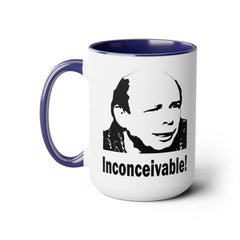 Princess Bride Funny Quote Mug,INCONCEIVABLE Quote,Vizzini Quote,Wallace Shawn fan,gift for him,gift for her,cult classic movie,pop culture
