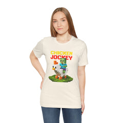Video Game Chicken Jockey Tee - Unisex Short Sleeve T-Shirt