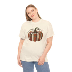 Autumn-Themed Pumpkin Book Tee, Cozy Fall Shirt, Halloween Apparel, Literary Gift, Unisex Comfortable T-Shirt