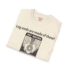 Leg Amputee Humor - Unisex Softstyle T-Shirt / Running a Marathon / One Leg Humor / Awards Medal / Funny Story / One Leg Warrior
