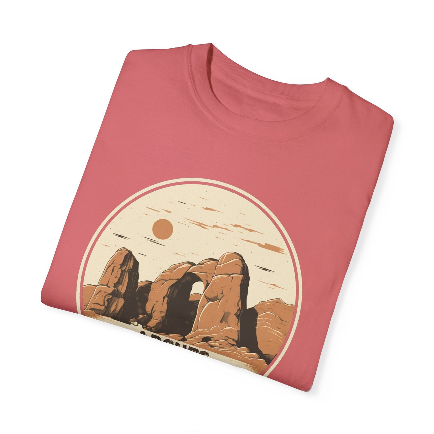 Arches National Park Graphic, Comfort Colors Soft Relaxed Fit Unisex Garment-Dyed T-shirt