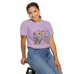 Floral Teacher T-Shirt - Comfort Colors Soft