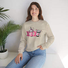 Woman's Love Coffee Valentine -  Unisex Heavy Blend™ Crewneck Sweatshirt