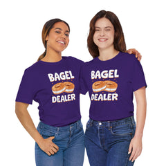 Funny Bagel Dealer Tee - Graphic Shirt