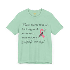Cancer tried to break me, but it only made me stronger, wiser, and more grateful for each day.. / Survivor /  See matching coffee mug