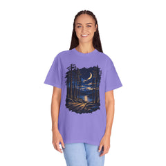 Moonlit Forest T-Shirt – Nature Lover Camping Shirt