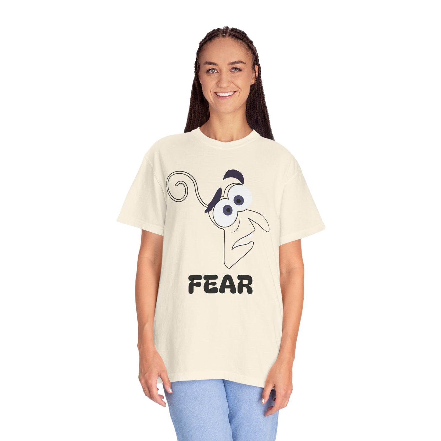 FEAR Emotion Graphic Unisex Comfort Colors Garment Dyed T Shirt