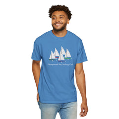 Hempstead Bay Sailing Club T-Shirt — Vintage Sailboat Race Day Tee