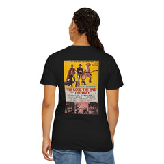 Vintage The Good The Bad And The Ugly Western Movie Front And Back Graphic T-Shirt
