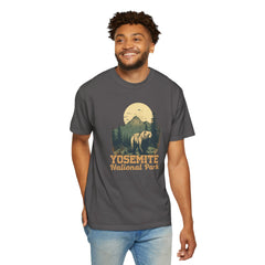 Yosemite National Park Graphic, Comfort Colors Soft Relaxed Fit Unisex Garment-Dyed T-shirt