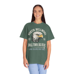 Your Home Town Personalized Eagle T‑Shirt — "Small Town, Big Heart"