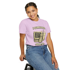 I Survived Dial-Up Vintage Tech T-Shirt
