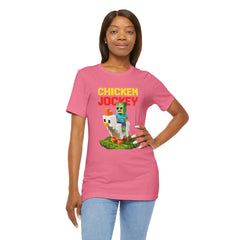 Video Game Chicken Jockey Tee - Unisex Short Sleeve T-Shirt