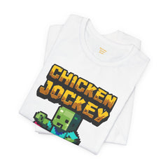 Video Game Chicken Jockey Tee - Unisex Short Sleeve T-Shirt