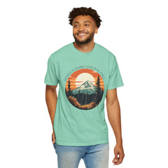 Mount Rainier National Park Graphic, Comfort Colors Soft Relaxed Fit Unisex Garment-Dyed T-shirt