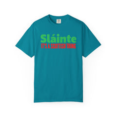 Old World Quote Unisex T-Shirt - 'Slainte It's A Scottish Thing'