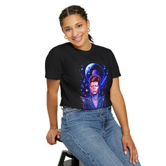 Cosmic Bowie Garment Dyed Unisex T-Shirt