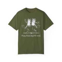 Frog Dancing Its Real, Retro Graphic Shirt, 90s Frog Tee, Nature Shirt, Dancing Frog Tee, Frog Lovers, Vintage Style Relaxed Fit T-shirt