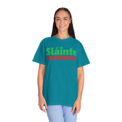 Old World Quote Unisex T-Shirt - 'Slainte It's A Scottish Thing'