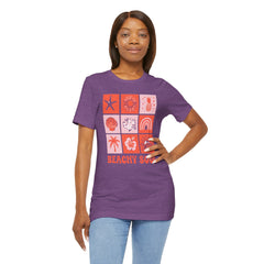 Beachy Soul Unisex Jersey Tee - Perfect Summer Vibes, Casual Wear, Gift for Beach Lovers, Vacation Outfit, Relaxed Style